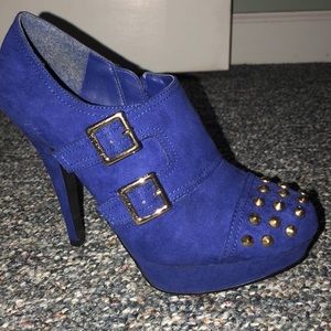 Guess Royal Blue / Gold heels